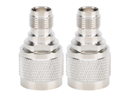 Aetheria 2pcs Adaptador N Macho para Tnc Fêmea Conector Galvanizado a Ouro de Alta Performance