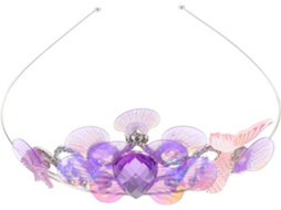 Tiara De Sereia De Metal Leve Ciieeo Para Meninas, Acessório De Cabelo Moderno E Acessório Para Fotos.