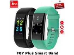 100 Original F07 Plus Pulseira Inteligente Monitor De Freqüência Cardíaca Pulseira Pressão Arterial Rastreador De Fitness Mo