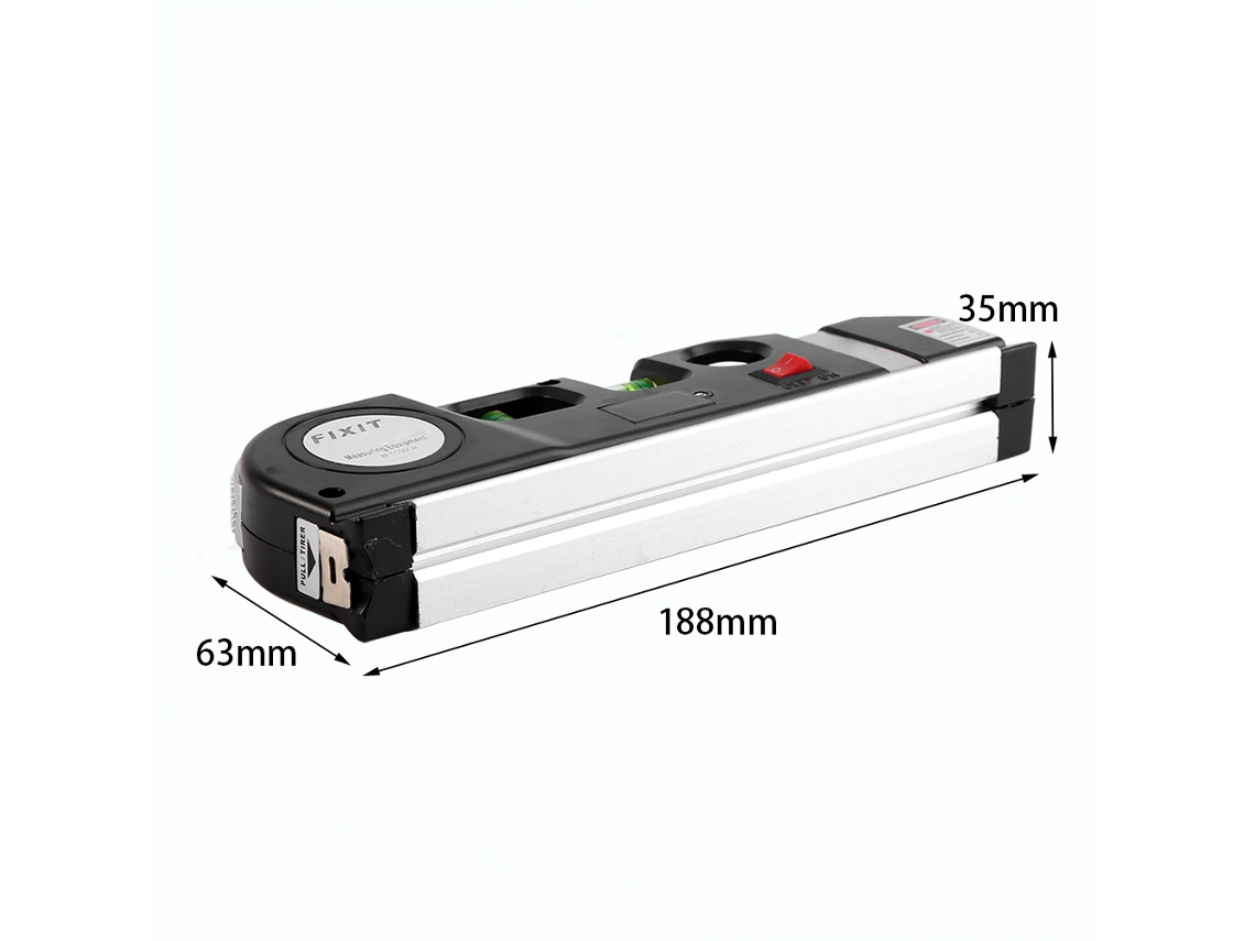 Nível Laser Multifuncional Laxiscreed Para Medição De Linhas Horizontais E Verticais Com Precisão