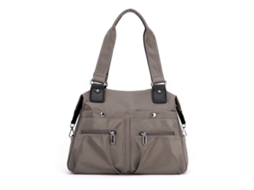 Bolsa preta AQUAFORGE, estilo sacola, compartimentos, viagens, grande