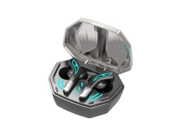 Auriculares Bluetooth True Wireless Estéreo de Baixa Latência para Jogos À Prova D'Água Tampões de Ouvido Prateados
