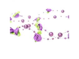 Flores Falsas Cadeia de Pérola de Noiva Artificial para Casamento S/MARCA