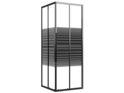 Cabine de Duche Riscas Esg 80x80x180 Cm Preto MAISON EXCLUSIVE