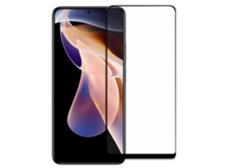 EVELATUS Full Cover Vidro 2.5D para Xiaomi Poco X4 Gt Antiestático / Japão Cola Preta