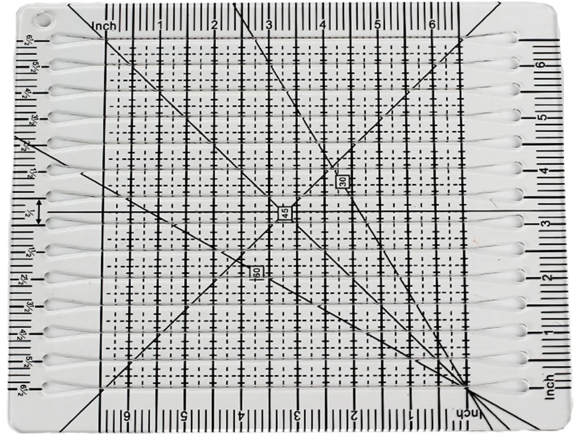 Régua Para Patchwork, Régua De Costura Para Patchwork, Corte De Moldes