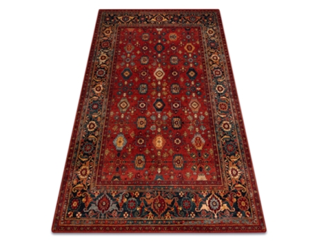Tapete de Lã Omega Parillo Quadro Rubi (170 x 235 cm)