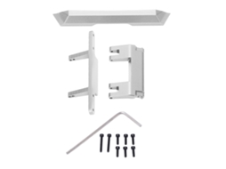 Kit De Para-choque Traseiro De Alumínio Para Axial Scx24 Jeep Jt Gladiator 1/24 Crawler Rc Prata