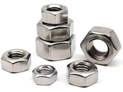 Conjunto De Porcas Sextavadas Prateadas M3-m16 Em Aço Inoxidável 304,
