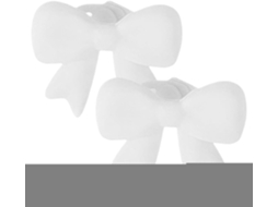 Conjunto De 2 Brincos Laço 3d Em Silicone Para Mulheres Ideais Festas, Streaming, Estudos, Trabalho E Deslocamento