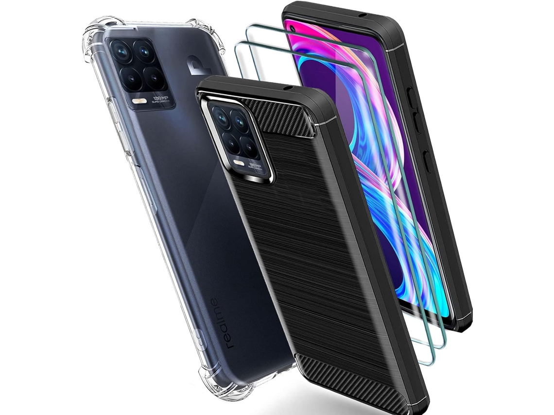 Conjunto de Películas de Ecrã Cristais Gel para Realme 8 Pro HONGWE. (2un)