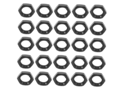Luxshiny Conjunto De 50 Porcas Sextavadas Ferro Com Travamento Para