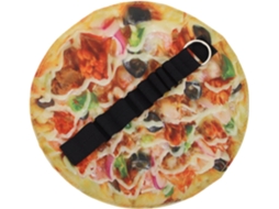 Estojo De Lápis De Lona Nuobesty Com Estampa De Pizza Para Material Escolar E