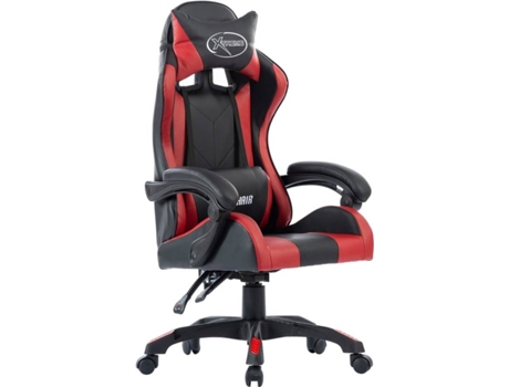 Cadeira Gaming VIDAXL (Vermelho - PVC)