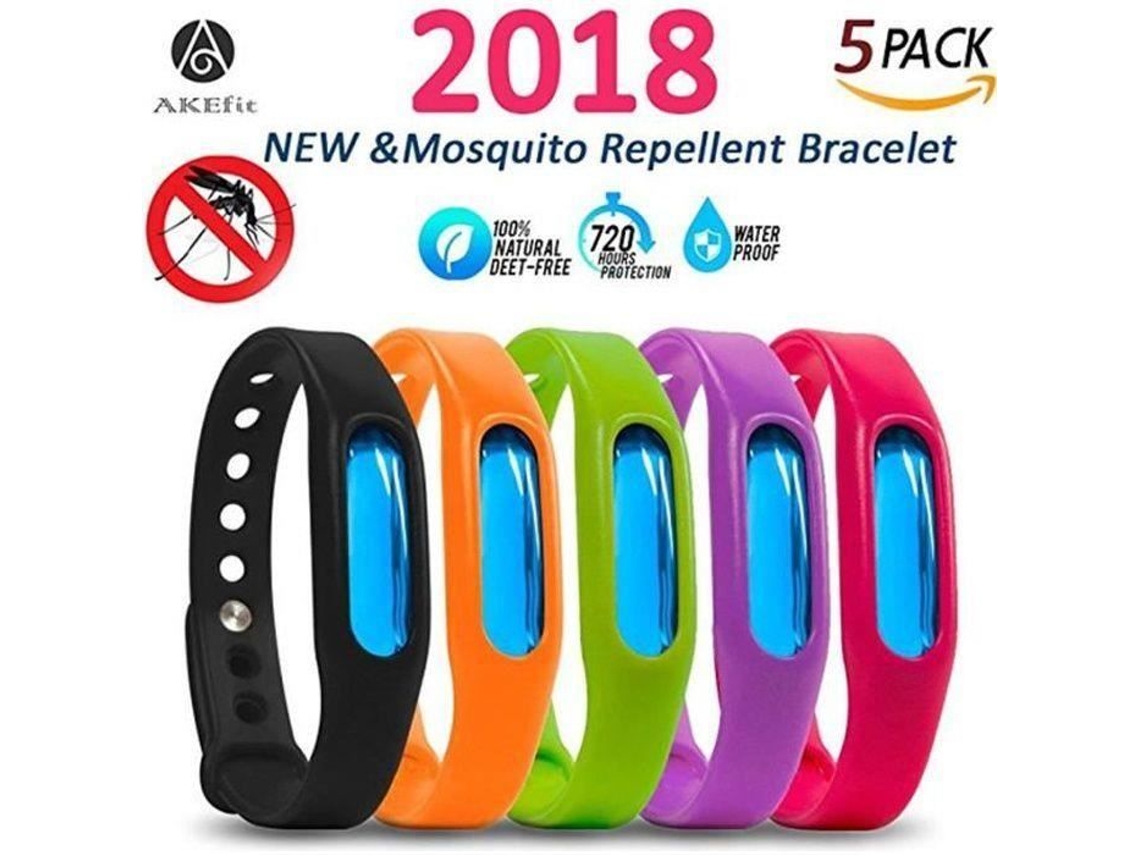 Pulseira repelente de mosquitos 5 unidades para crianças, adultos e animais de estimação - Repelente de insetos para viagens Di50115 YWEI