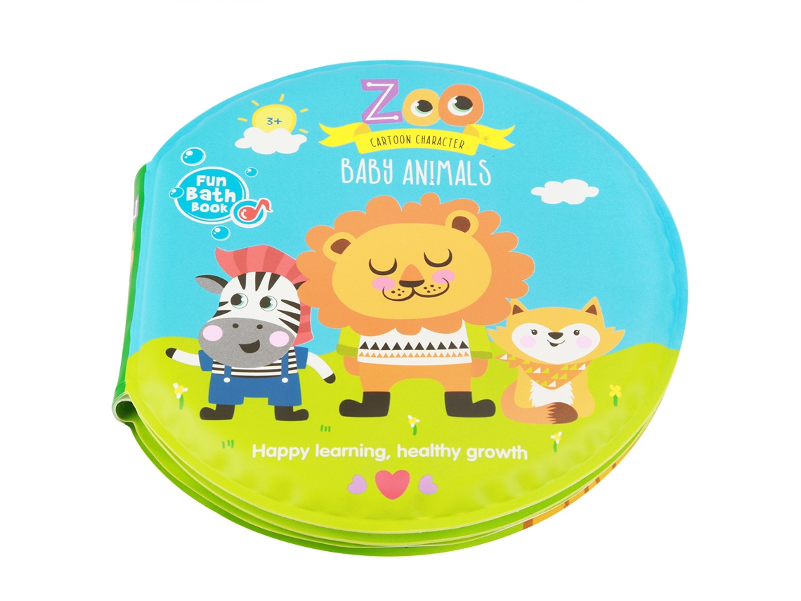 Ats libro de Baño Impermeable para Bebé Con Animales Del Zoológico Juguete Educativo Temprano para Piscina Y Baño