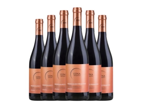 Vinho MONDO DEL VINO Luna Argenta Negroamaro Primitivo Appassite Puglia (0.75 L - 6 Unidades)