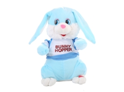 Ats juguete de Peluche Eléctrico Conejo, Conejo Peluche com Funções de Cantar, Dançar, Mover Cabeça e Orelhas, Presente Macio