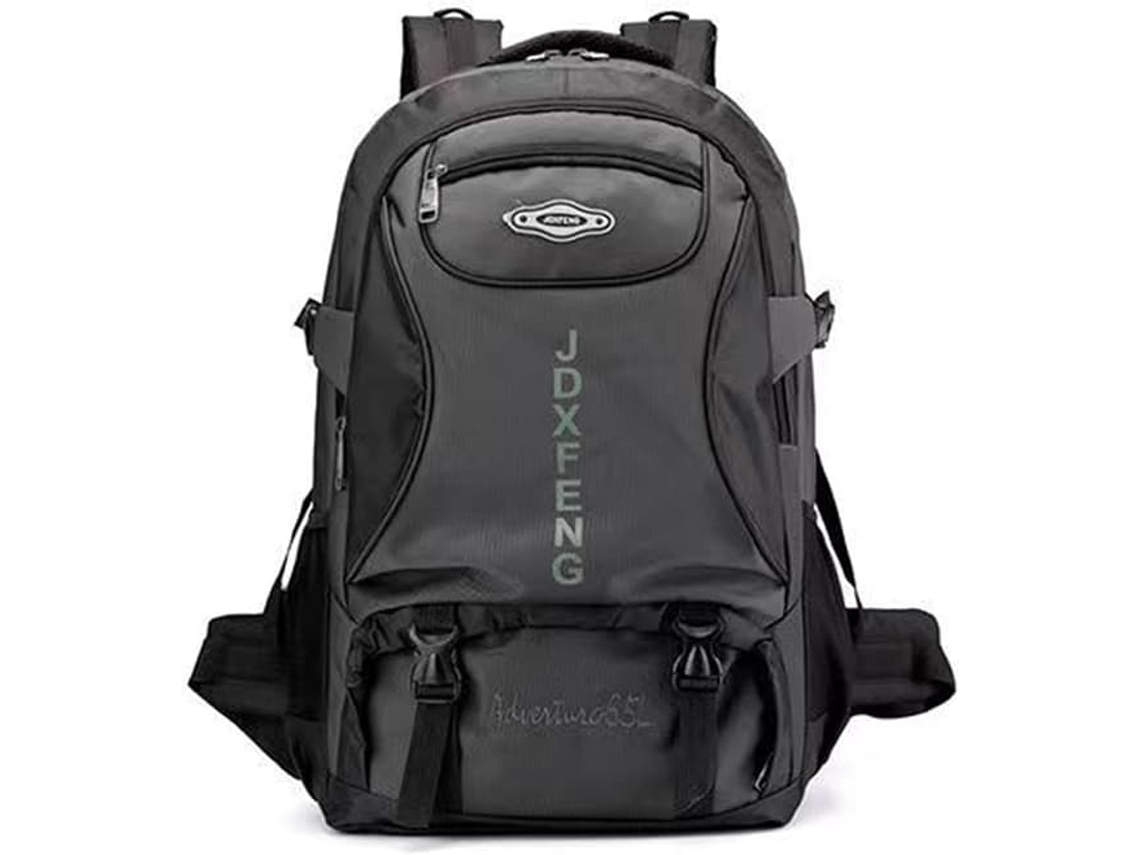 Mochila De Caminhada Impermeável De 50/65/85 Litros, Na Cor Cinza, Viagens E Esportes Ao Ar Livre, Para Homens E Mulheres, Para Camping, Escalada