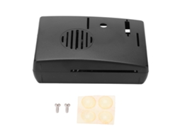 Carcasa de Abs Modelo K para Raspberry Pi 3b 3b+ com Dissipador de Calor e Ventilador 3007 Instalável Preto