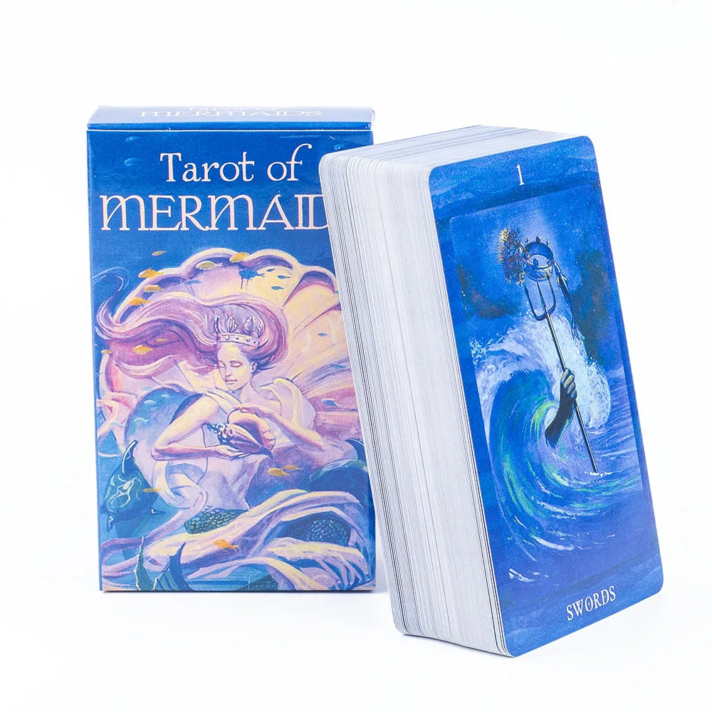 Tarot da Sereia, 10,3 X 6 Cm: uma Criatura Bela e Sensual, 78 Cartas. MDUG