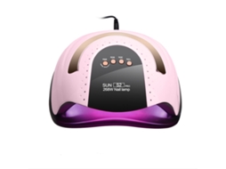 Lâmpada Uv Led Para Unhas, Secador De Unhas De 268 W Para Esmalte Em Gel Com 4 Configurações De Temporizador E Com Sensor Automático - Rosa