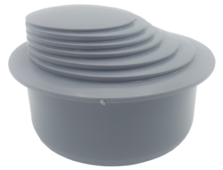 Redutor para Tubo de Calha de Coleta de Água da Cor Cinza de 110mm para Qualquer Tamanho de Redução