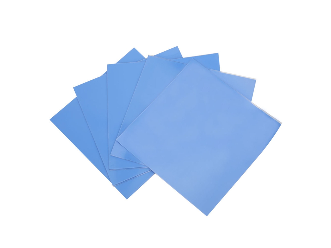 Pcs Pasta Térmica Silicone Cpu Gpu 100x100x0.5mm 1.5w M-k