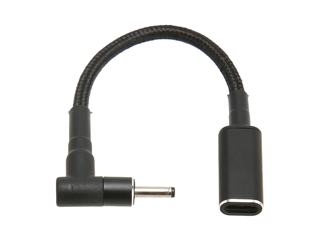 2026zentro-conversor De Carregamento Usb Type C Fêmea Para Dc Macho 3.0x1.0mm Com Chip Emark Dual Pd 100w