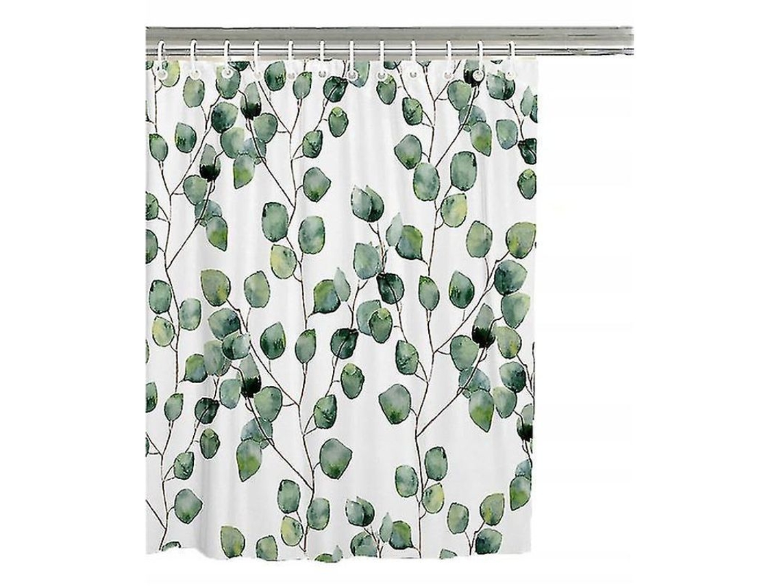 Cortina de Banho Nova Line com 12 anéis, 150x180cm, à prova d'água
