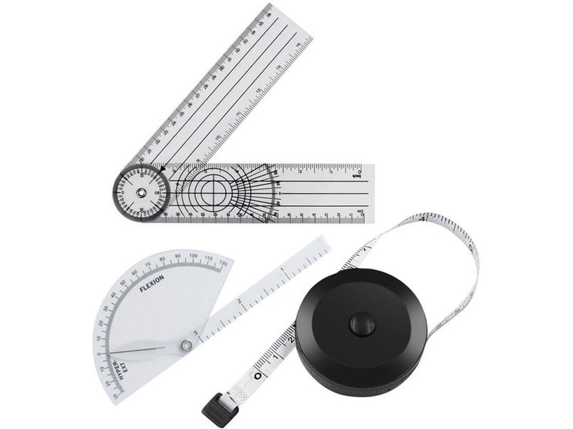 Ferramenta De Medição - Meetlat Multifuncional - Vácuo - Mini Rol - Pvc - Transparente - Plegável 21,4*4,9 Cm - Ferramentas De Medição