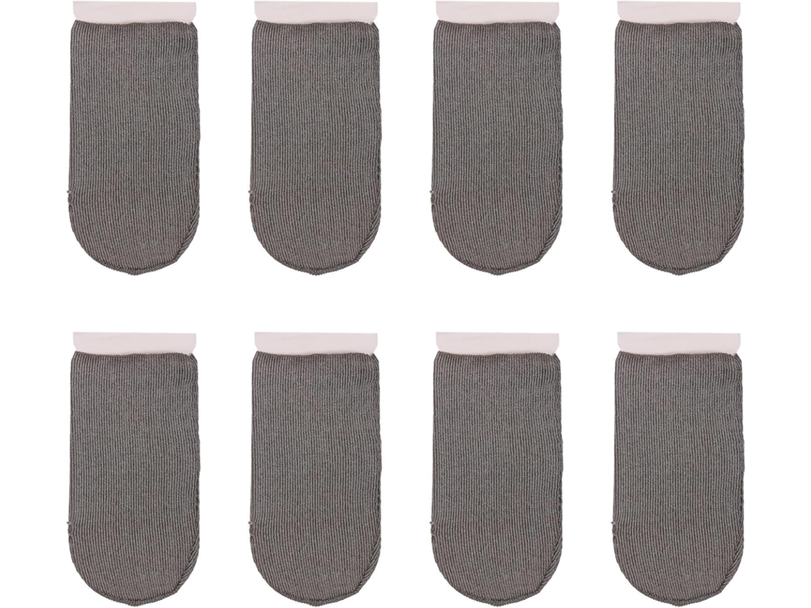 Conjunto De 8 Protetores Dedo Antiderrapantes Para Jogos, Em Fibra De Nylon E Prateada, Superfinos Para Uma Melhor