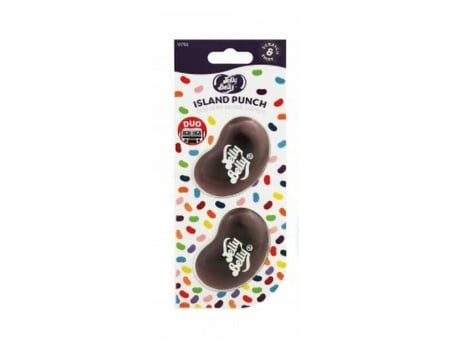 Jelly Belly Duo Mini Ambientador Coche Casa Oficina Aseo... Fragancia 'Island Punch'