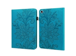 Capa De Couro Com Aba Horizontal, Padrão Floral Em Relevo E Detalhes Em Renda, Para Lenovo Tab M10 Hd Gen 2, Com Suporte, Compartimentos Para Cartões,