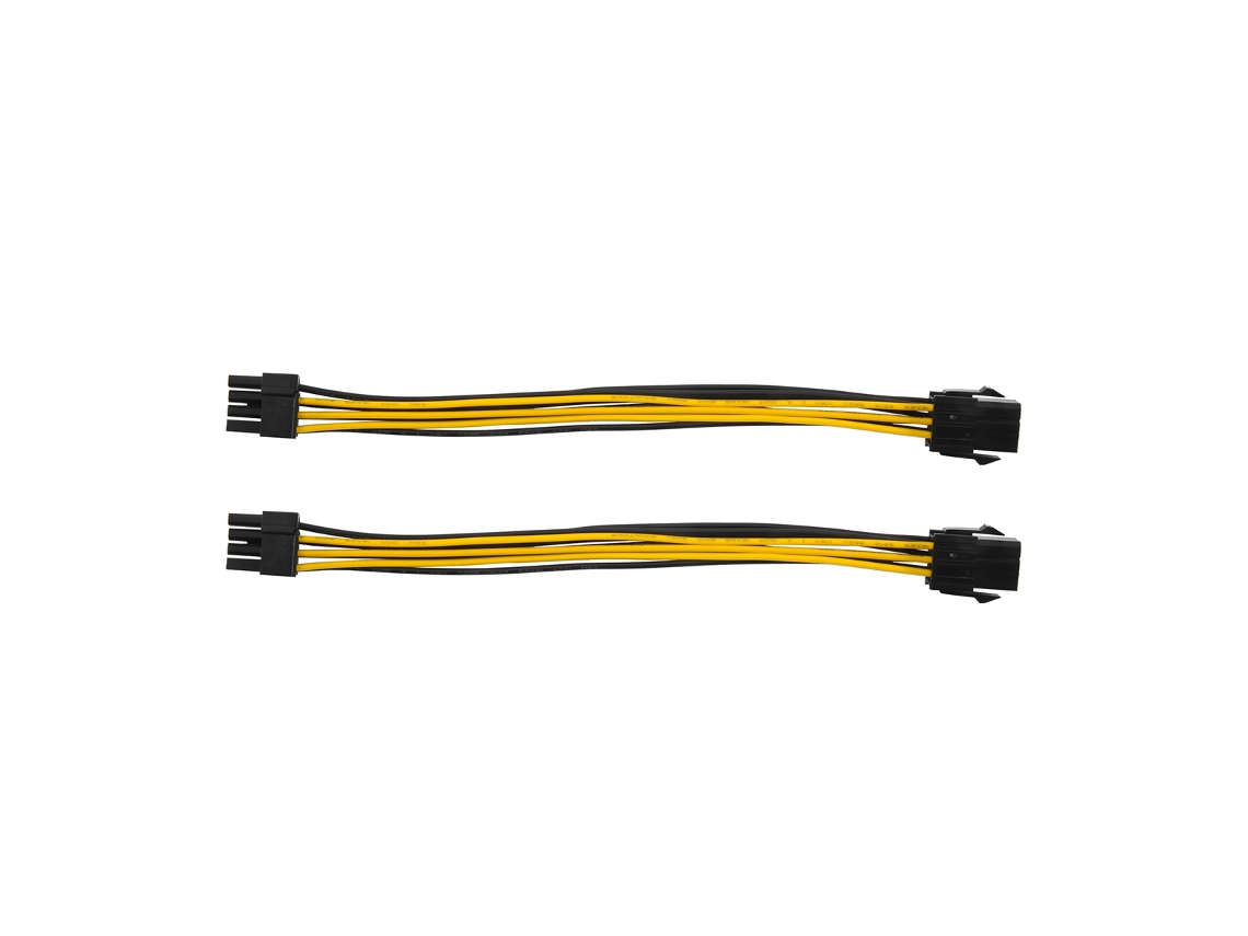 Dois Cabos De Alimentação Pcie De 6 Pinos Para 8 Pinos Para Placas Gráficas (7,8 Polegadas)