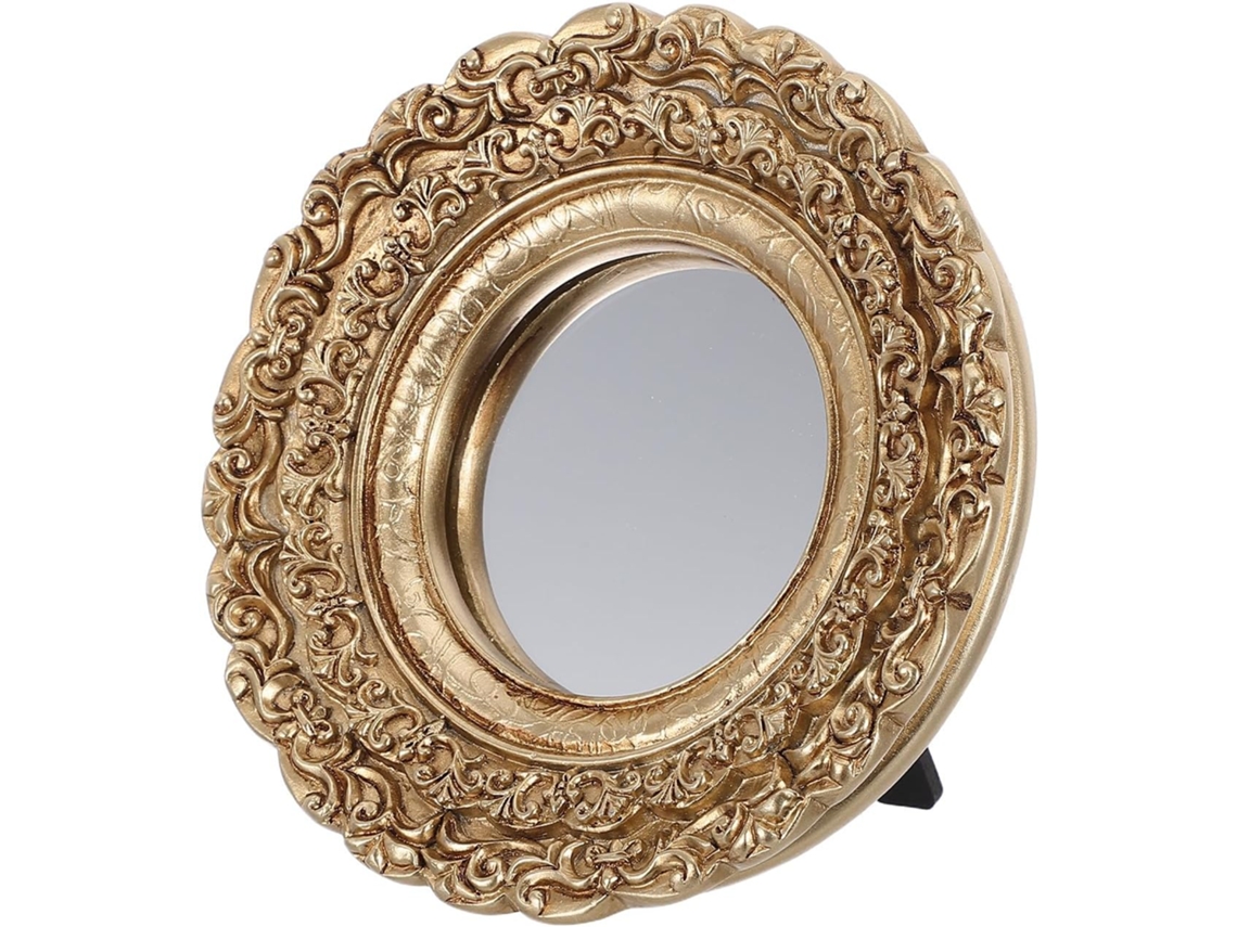 Penteadeira Espelho Vintage, 12 Cm (4,8 polegadas), Estilo Antigo Tradicional