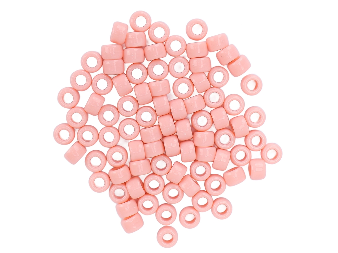 Kit De 100 Contas De Plástico Para Fazer Jóias E Pulseiras