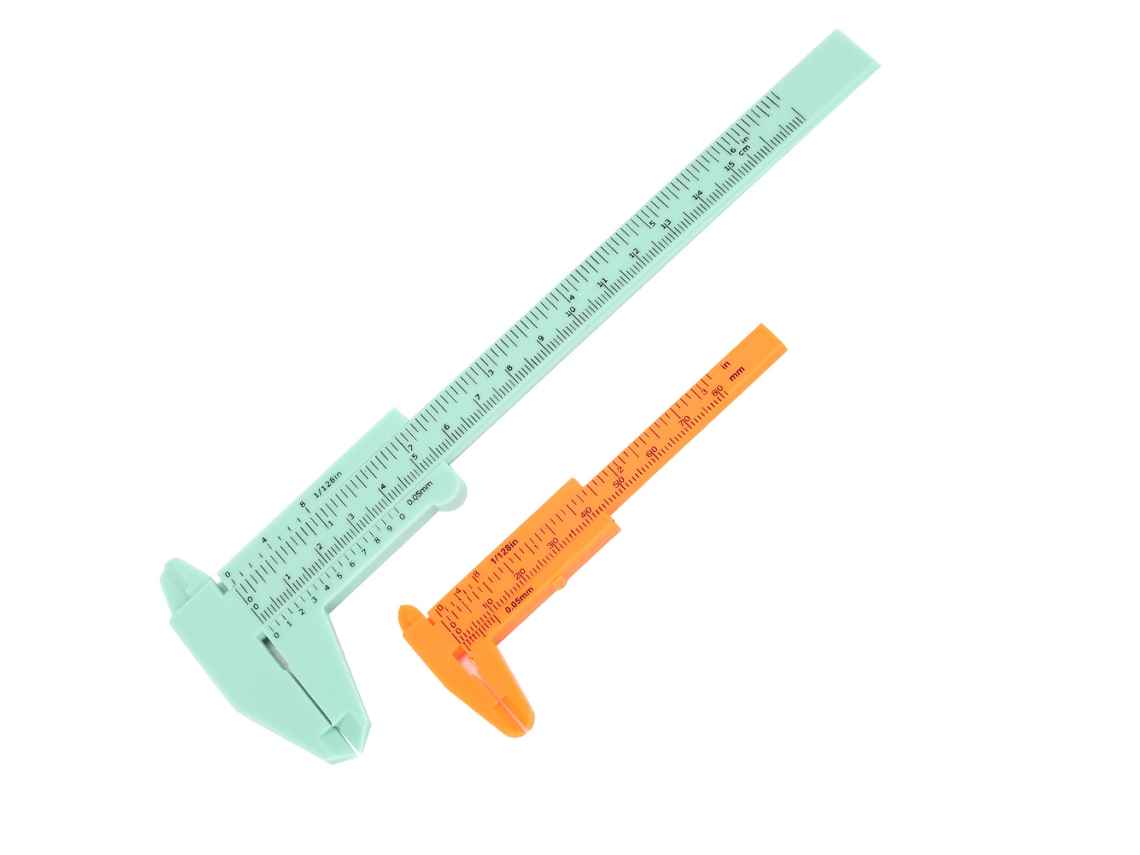 Laxiscreed Paquímetro Digital Mini Dual-escala 80mm/150mm Verde Para Medições Precisão