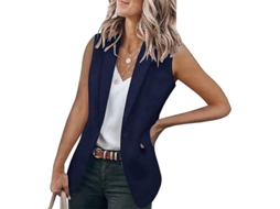 2026 chaleco Sem Mangas para Mulher Traje Casual Blazer Roupa Exterior Outono Inverno Primavera