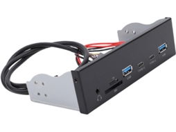 Hub Usb 3.2 Gen 1 para Painel Frontal Compatível com Baias de Unidade Óptica de 5,25 Polegadas SFUSHOS