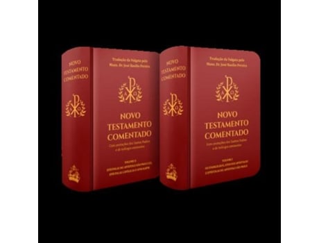Livro Combo Novo Testamento Comentado Pelos Padres Franciscanos - 2 Volumes De Editora Realeza (português Do Brasil)
