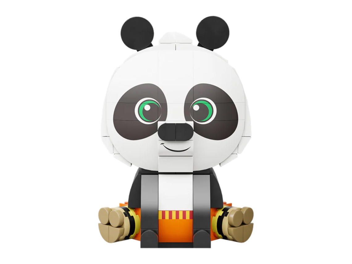 Figura Pantasy KUNG FU PANDA Po Sentado Série de Bebé Figura Construível