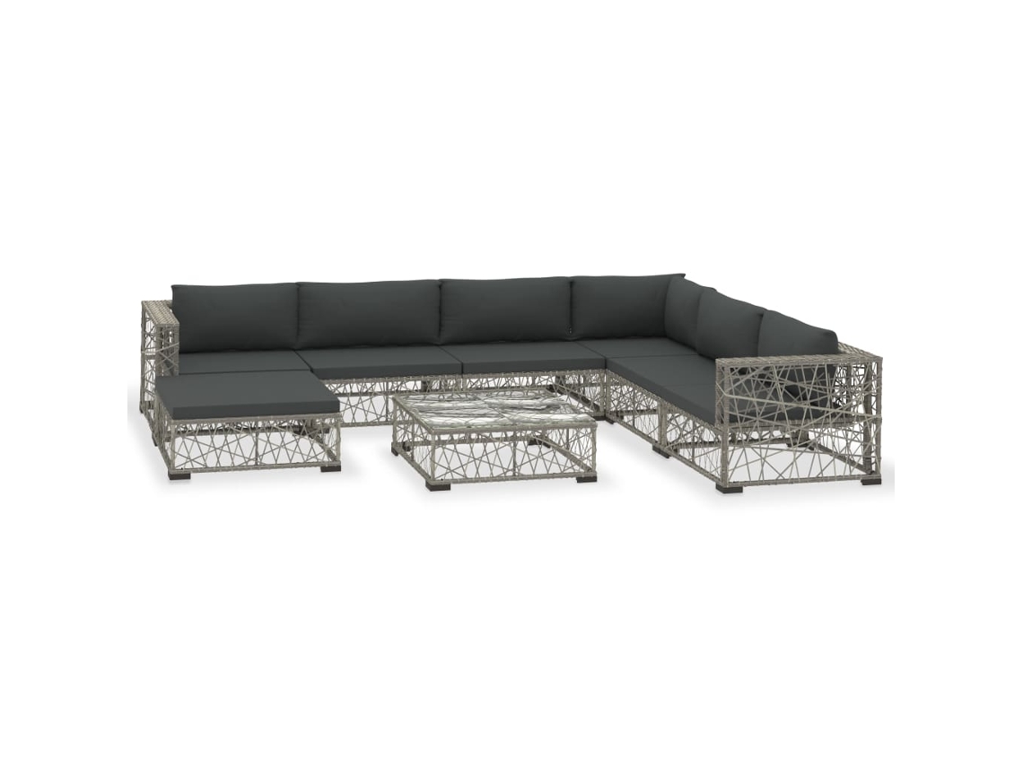 Garden Lounge Set, Garden Lounge Sets Vidaxl Cinzeto Rattan / Vime (n/a)