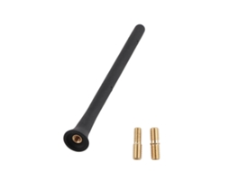 Mastro De Antena Curta Para Motocicleta 6 3/4 Pol. Parafuso Longo Em Borracha Com Formato De Memória De Substituição