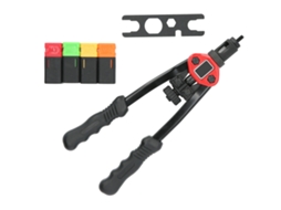 Ferramenta De Remachado Manual De Aço Inoxidável Riveter M3 M4 M5 M8, 310mm, Cor Preta E Vermelha