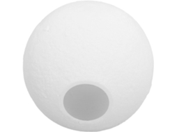 Luminária Pendente Creative Moonlight Em Plástico Branco - Substituição Versátil