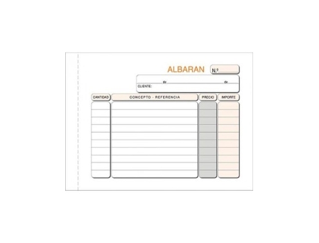 Livro Paq/5 Talonarios De Albaranes 1/8 Apaisado Triplicado Autocopiante De Desconocido (espanhol)