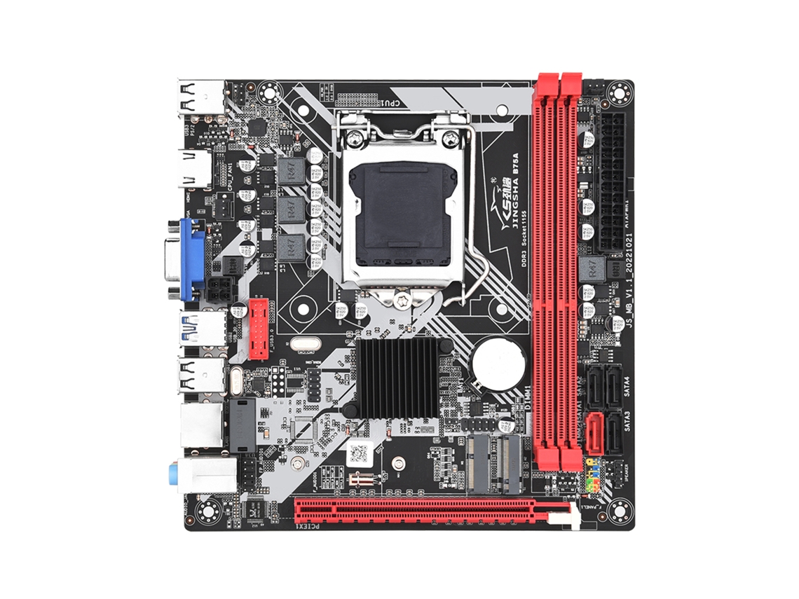 Placa-mãe Jingsha Lga 1155 Para Processadores Intel 3ª/2ª Geração Wifi Bt Mini-itx