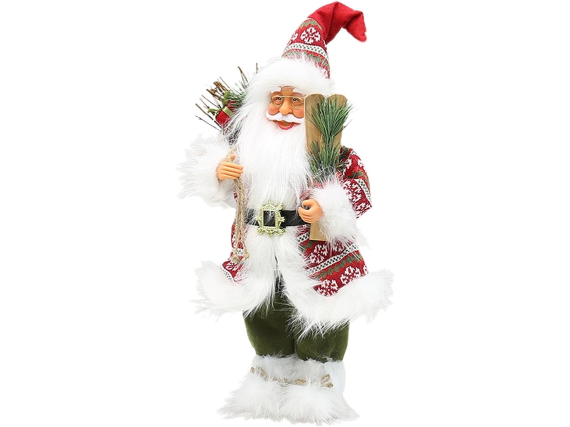 Decorações Com Estatuetas Do Papai Noel | Estatueta Para Criar Um Clima Natalino E Decorar Vitrines