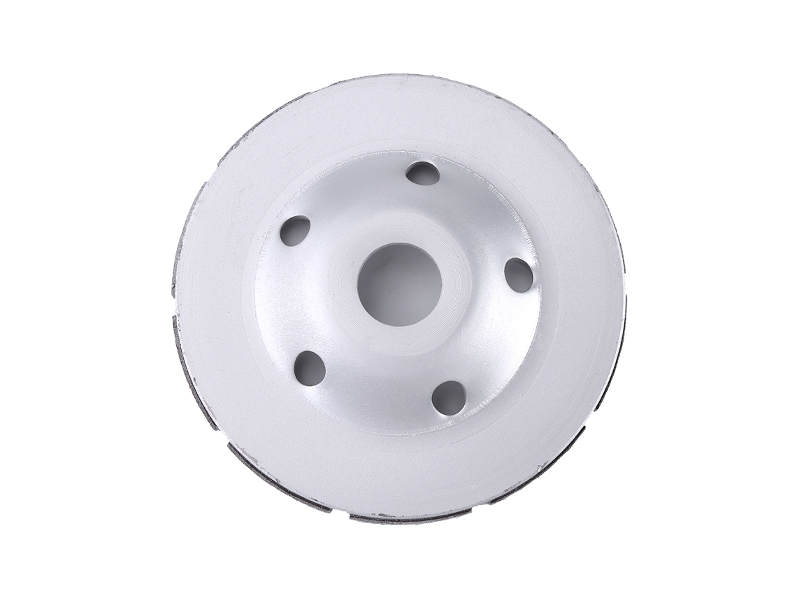 Disco De Esmerilado De Duplo Fila De Diamante 125mm Para Esmeril Angular Corte De Ladrillo Y Concreto